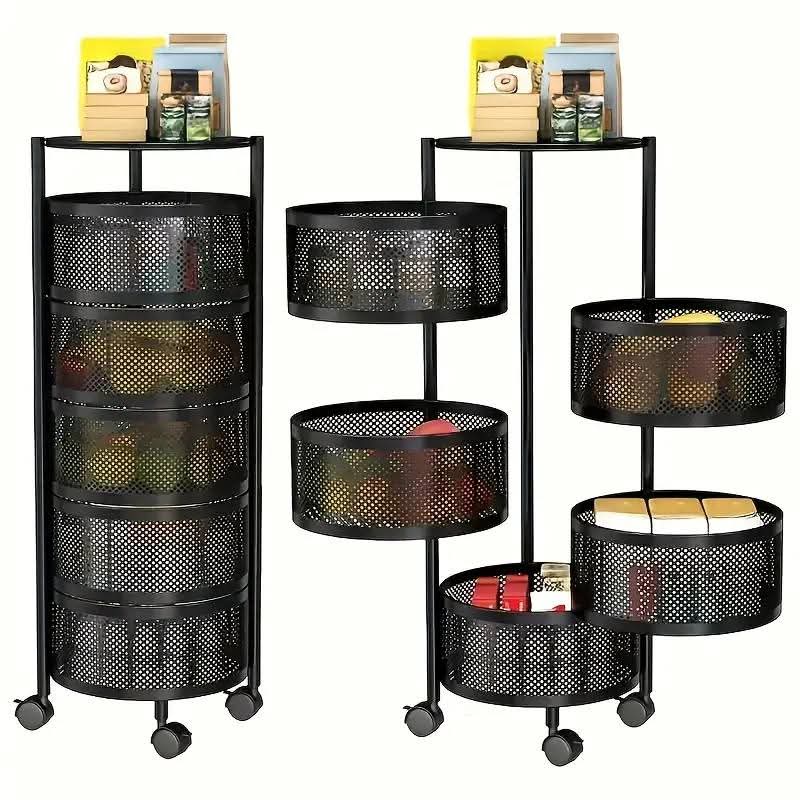 Kitchen Rack Layer 5 Layer Round Shape Kitchen Rack